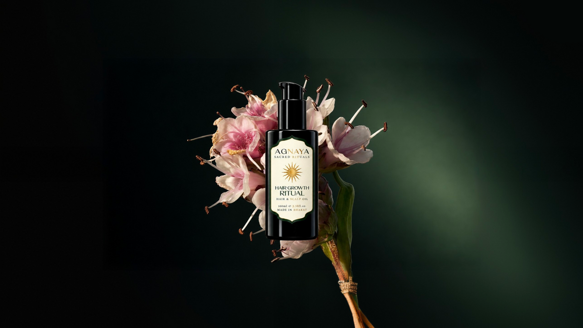Agnaya Hair Growth Ritual Regrowth Hair Oil for Improved Hair Density